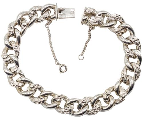 PULSERA DE PLATA DEL S.XIX