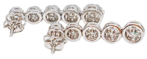 PENDIENTES LARGOS CON BRILLANTES
