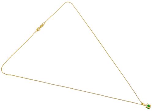 COLGANTE CON ESMERALDA Y BRILLANTES