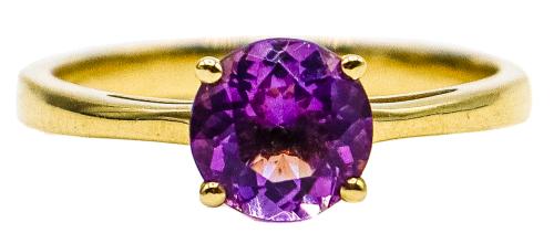 ANILLO CON AMATISTA