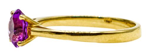 ANILLO CON AMATISTA