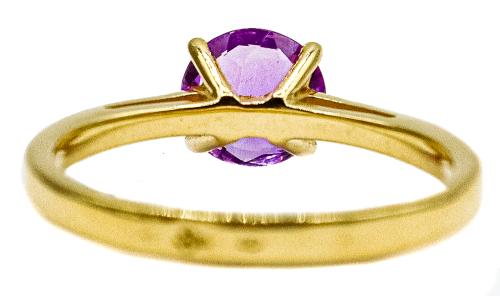ANILLO CON AMATISTA