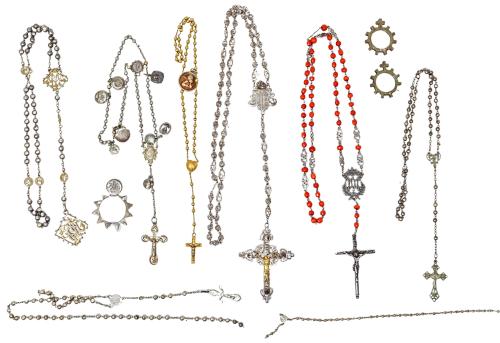 CONJUNTO DE ROSARIOS DE LA PRIMER MITAD DEL S.XX