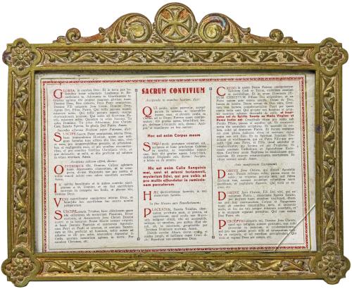 TRES  SACRAS DE BRONCE DEL PRIMER TERCIO DE SIGLO XX