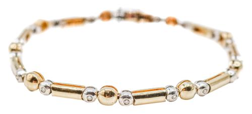 PULSERA DE ORO CON BRILLANTES