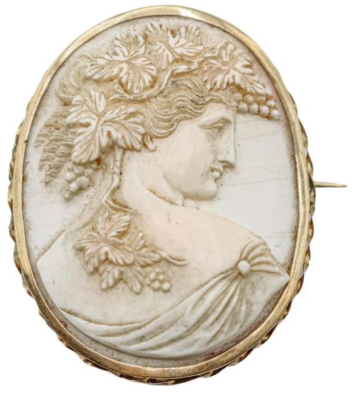BROCHE CAMAFEO DEL S.XIX