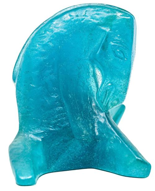 FIGURA DE CRISTAL DE L. LEBADANG PARA DAUM DE LOS AÑOS 70
