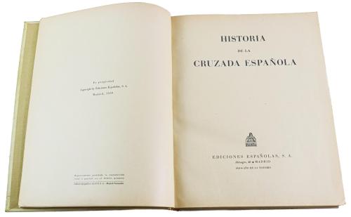 "HISTÓRIA DE LA CRUZADA ESPAÑOLA"