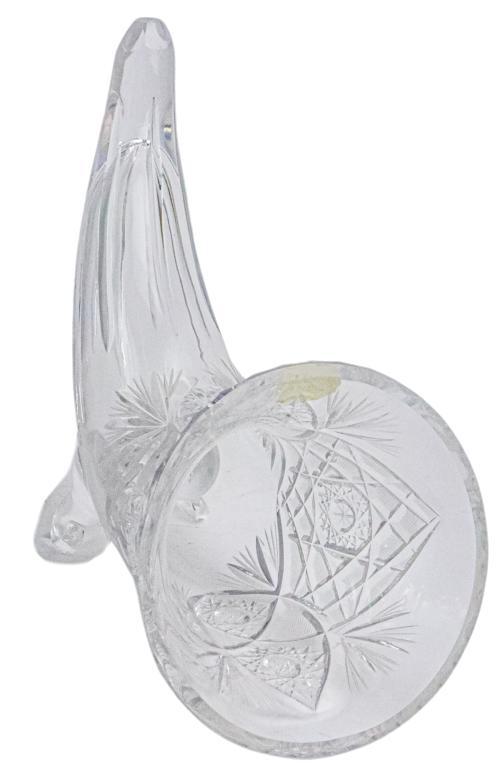 JARRÓN EN CRISTAL DEL ÚLTIMO CUARTO DEL S.XX