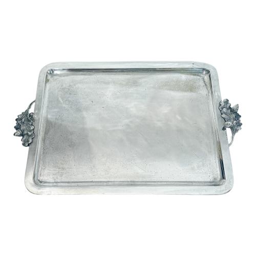 BANDEJA DE SERVICIO PLATA DEL ÚLTIMO CUARTO DEL S.XX