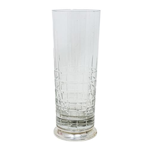 CINCO VASOS DE COMBINADO EN CRISTAL DE LOS AÑOS 70 