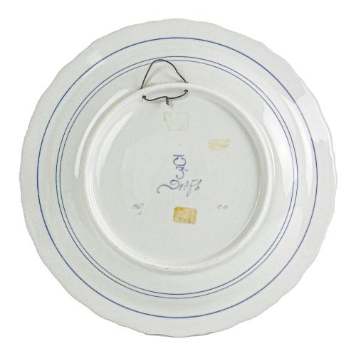 PLATO EN PORCELANA DELF 