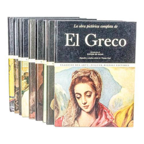 DIEZ VOLÚMENES DE LA COLECCIÓN LA OBRA PICTÓRIA COMPLETA