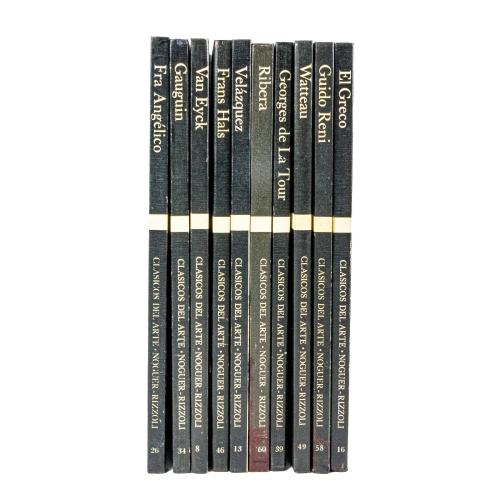 DIEZ VOLÚMENES DE LA COLECCIÓN LA OBRA PICTÓRIA COMPLETA