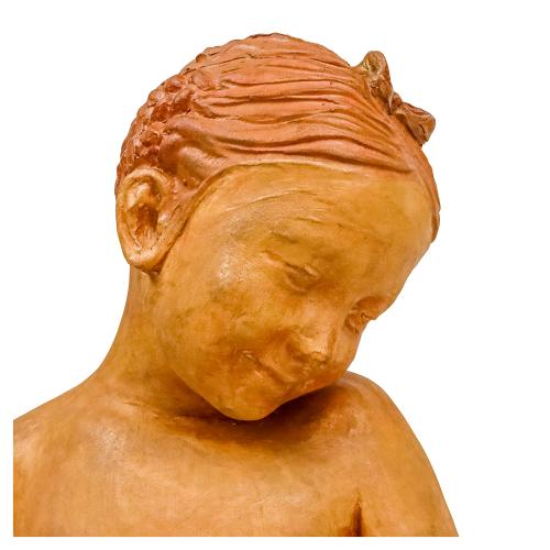 FIGURA FERANCESA EN TERRACOTA DE LA PRIMERA MITAD DEL S.XX