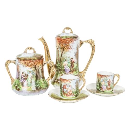 JUEGO DE CAFÉ DE PRINCIPIOS DEL S.XX