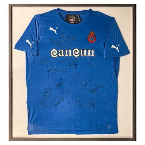 CAMISETA ENMARCADA DEL RCD ESPAÑOL DE BARCELONA