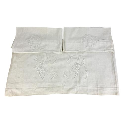JUEGO DE CAMA DE MATRIMONIO DE PRINCIPIOS DEL SIGLO XX