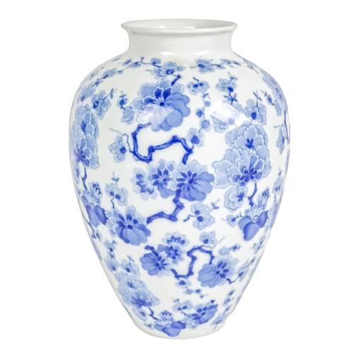 JARRÓN DE PORCELANA ALEMANA DE MEDIADOS DE SIGLO XX