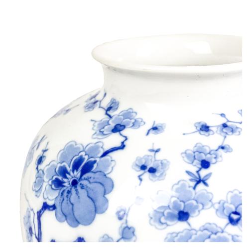 JARRÓN DE PORCELANA ALEMANA DE MEDIADOS DE SIGLO XX