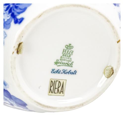 JARRÓN DE PORCELANA ALEMANA DE MEDIADOS DE SIGLO XX