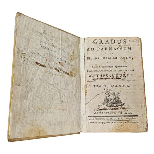 GRADUS AD PARNASSUM, SIVE BIBLIOTHECA MUSARUM...
