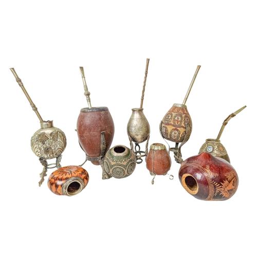 COLECCIÓN DE NUEVE MATES ARGENTINOS, DE MEDIADOS S.XX