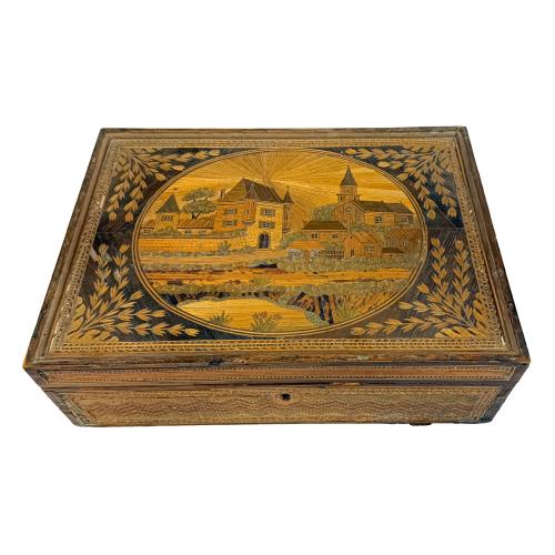 CAJA COSTURERO FRANCÉS DEL S.XIX
