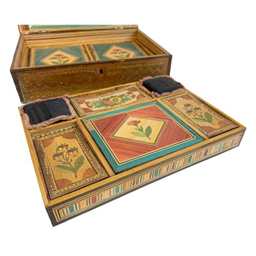 CAJA COSTURERO FRANCÉS DEL S.XIX