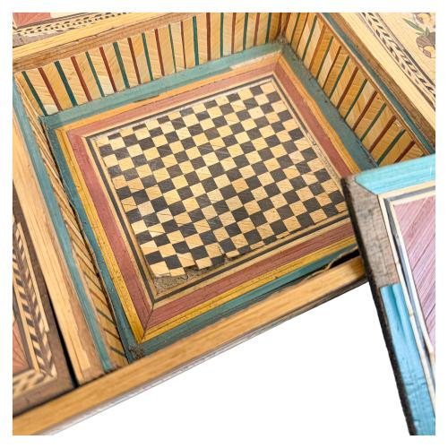 CAJA COSTURERO FRANCÉS DEL S.XIX