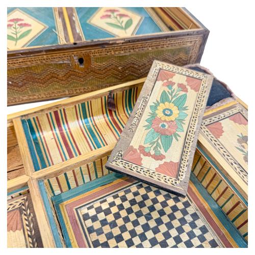 CAJA COSTURERO FRANCÉS DEL S.XIX