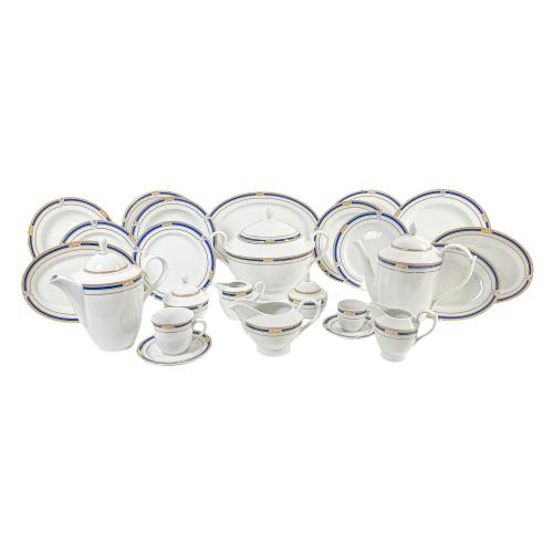 VAJILLA EN PORCELANA DE BAVARIA PARA 12 SERCIOS 