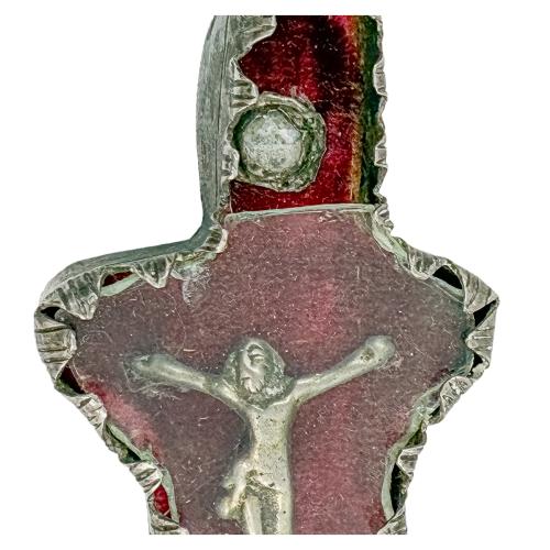 RELICARIO DE PLATA DEL SIGLO XVIII