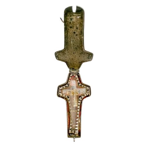 RELICARIO DE PLATA DEL SIGLO XVIII