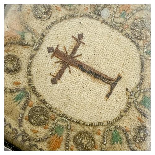 RELICARIO DE PLATA DEL SIGLO XVIII