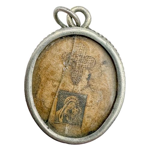 RELICARIO DE PLATA DEL SIGLO XVIII