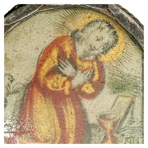 MEDALLÓN DEVOCIONAL DE PLATA DEL SIGLO XVIII