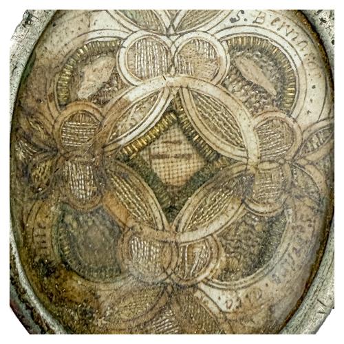 RELICARIO DE PLATA DEL SIGLO XVIII