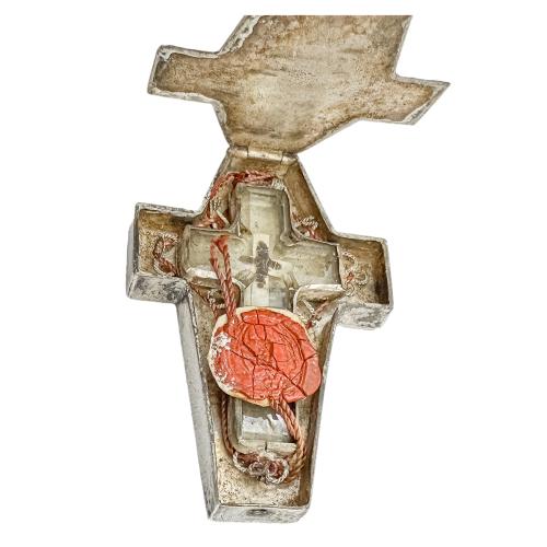 RELICARIO DE PLATA DEL SIGLO XVIII