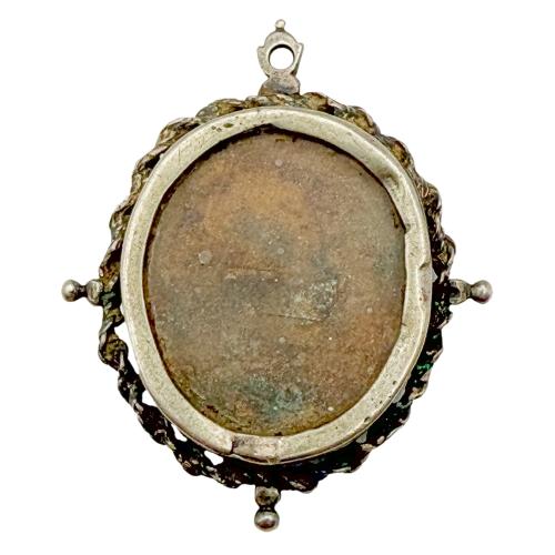 RELICARIO DE PLATA DEL SIGLO XVIII