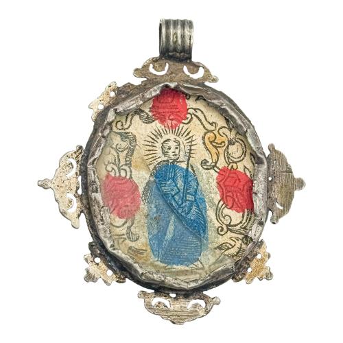 MEDALLÓN DEVOCIONAL DEL SIGLO XVIII