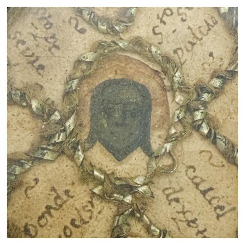 RELICARIO DE PLATA DEL SIGLO XVIII