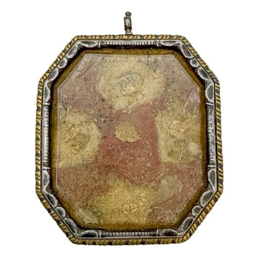 RELICARIO DE PLATA DEL SIGLO XVIII