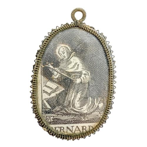 MEDALLÓN DEVOCIONAL DEL SIGLO XVIII