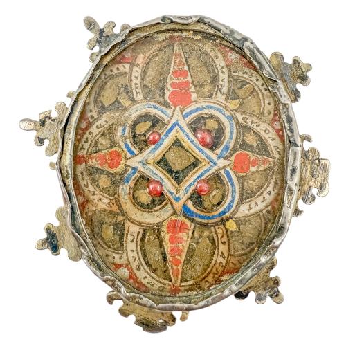 RELICARIO DE PLATA DEL SIGLO XVIII