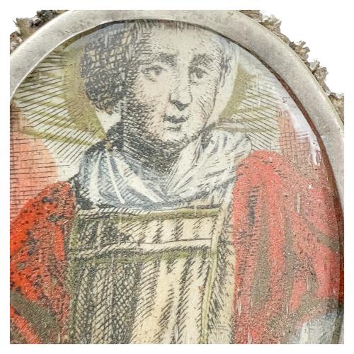 RELICARIO DE PLATA DEL SIGLO XVIII