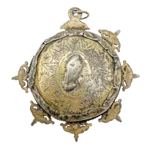 MEDALLÓN PATENA CASTELLANO DEL S. XVII-XVIII