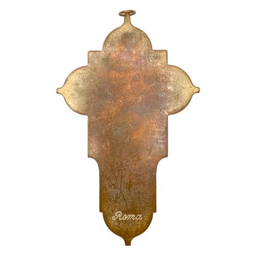 CRUCIFIJO VIACRUCIS ITALIANO DEL ÚLTIMO TERCIO DE S. XX