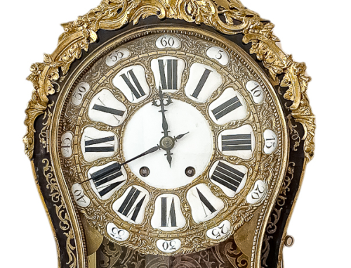 GRAN RELOJ CARTEL ESTILO LOUIS XV, DEL S. XIX
