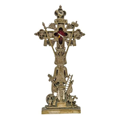 CRUZ  RELICARIO DE LA VERA CRUZ DEL SIGLO XIX
